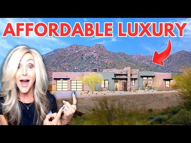 Touring HUGE New Construction Homes Near Phoenix AZ – Jaw-Dropping Views!