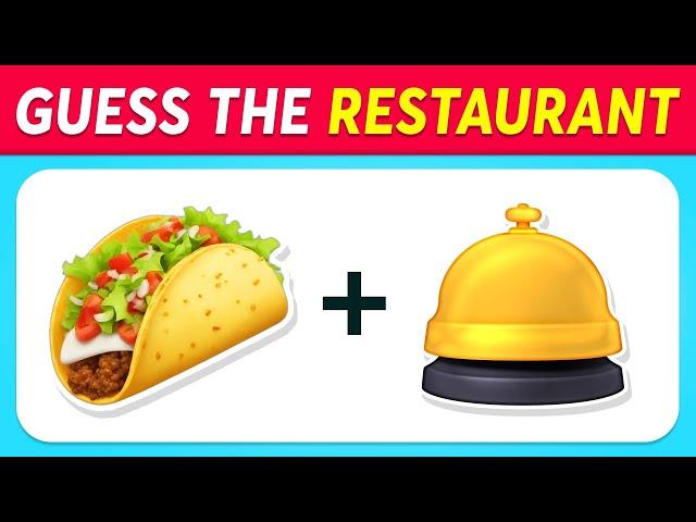 Guess the Fast Food Restaurant by Emoji?  Food Emoji Quiz