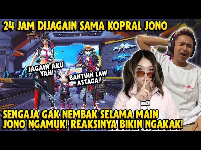 24 JAM DIJAGAIN KOPRAL JONO REAKSINYA BIKIN SENYUM SENDIRI AUTO GAK JADI MARAH MALAH TAMBAH SAYANG!!