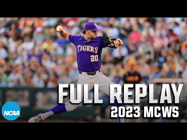 LSU vs. Tennessee: 2023 Men's College World Series | FULL REPLAY