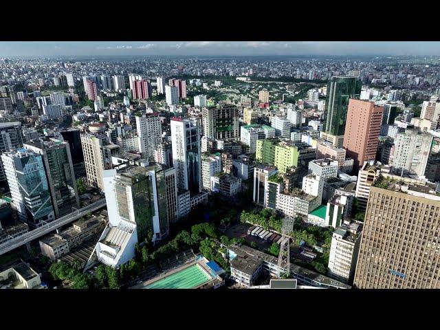 Dhaka City Aerial view Free 4k Drone Video l Free stock footage l Royality free video l