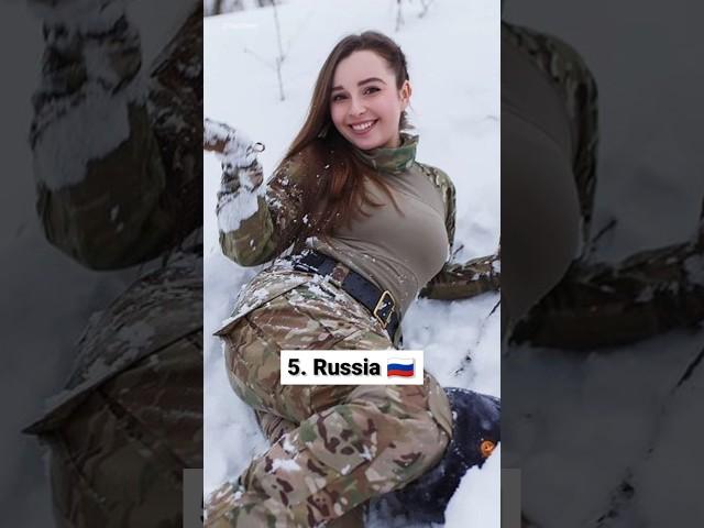  Top 10 Countries With Most Beautiful Female Soldier #top10ner #top10 #shorts