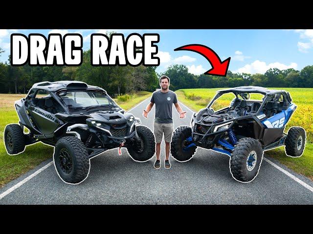 Can-Am Maverick R v.s Maverick X3 *DRAG RACE*