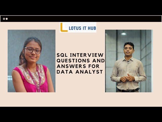 sql interview questions and answers for data analyst |  Most Important Questions for Job Interview