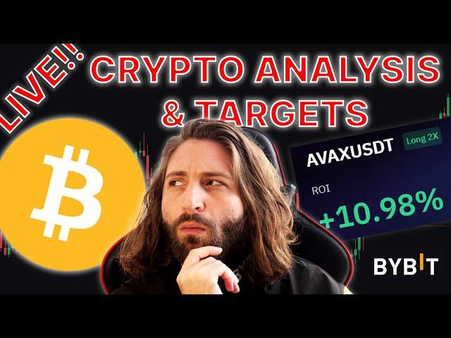 LIVE CRYPTO ANALYSIS AND TARGETS!!