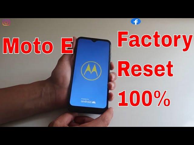 DIY How to Hard RESET Factory Reset Motorola Moto E XT2052DL and Step by Step FREE...2021