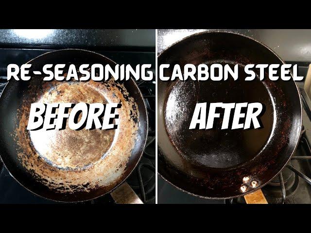 How To Season Your Carbon Steel or Cast Iron Skillet | What Removes Pan Seasoning?