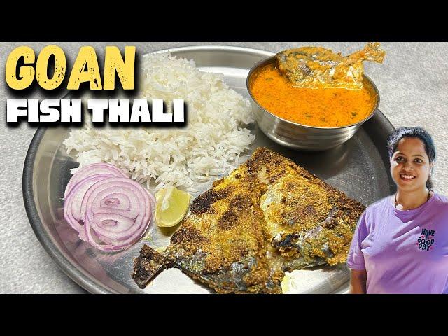 Authentic Goan Fish Thali l Goan Fish Curry l Silver Belly Fish Thali l Goan Thali  @goanspicehouse