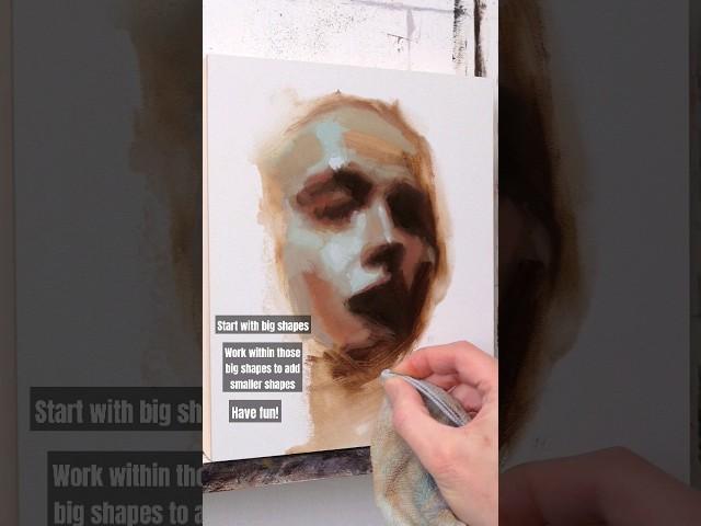 Oil Painting Like A Sculptor.