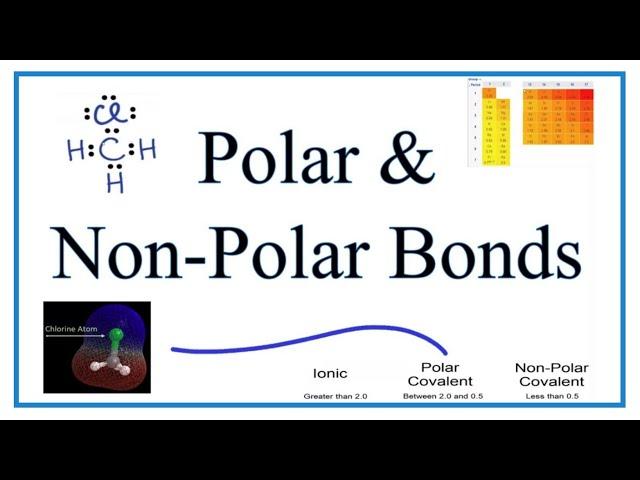 Polar, Non-Polar, and Ionic Compounds: Explanation, Examples, and Practice