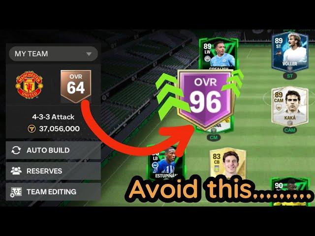 How To Increase Your Team OVR in FC Mobile | | Avoid This In Building Your Ultimate Team #fcmobile24