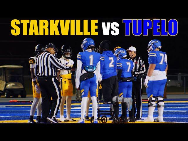 HIGH SCHOOL FOOTBALL | #1 TUPELO vs STARKVILLE | 7A PLAYOFF GAME WENT DOWN TO THE WIRE | MISSISSIPPI