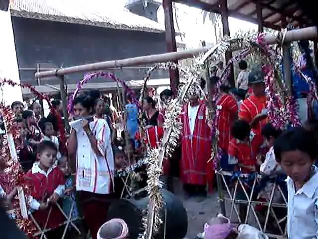 Karen Traditional playing musical instruments