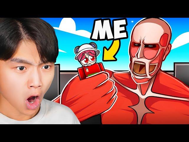 Spending $50,000 to Beat Attack on Titan Roblox