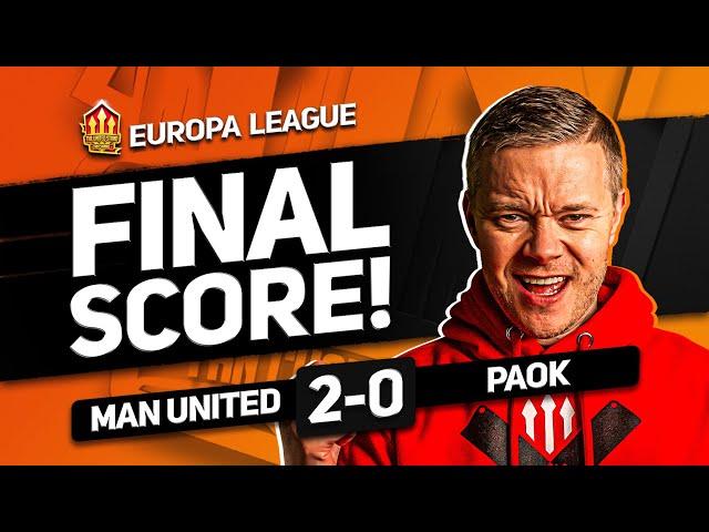 AMAD MASTERCLASS! MANCHESTER UNITED 2-0 PAOK GOLDBRIDGE MATCH REACTION