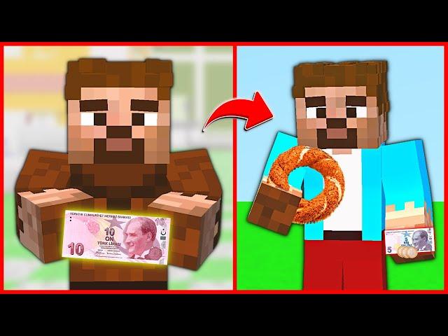 Spend a day with 10 TL!  - Minecraft