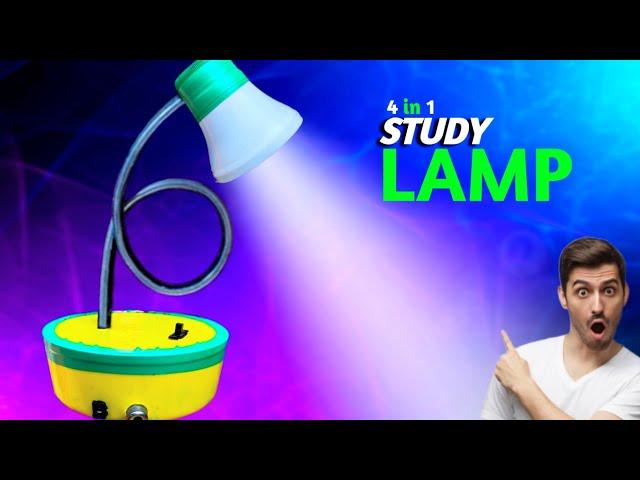 Make 4 in 1 Study Lamp || How To Make Study Lamp ||