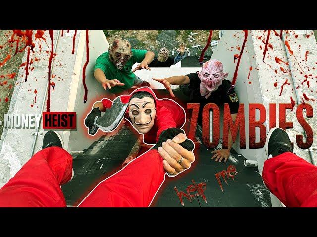 ZOMBIE MONEY HEIST vs POLICE 7.0 (Epic Parkour POV Chase) | Highnoy