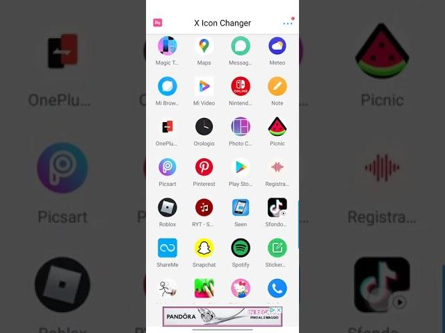 tutorial su come cambiare le icone delle app