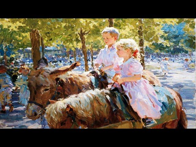 Солнечные пейзажи художника Юрия Кротова