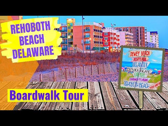 Rehoboth Beach Delaware Boardwalk Virtual Tour - Best Things to See and Do in Rehoboth Beach