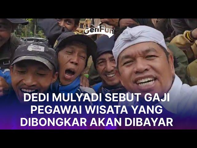 Dedi Mulyadi Sebut Gaji Pegawai Wisata yang Dibongkar akan Dibayar