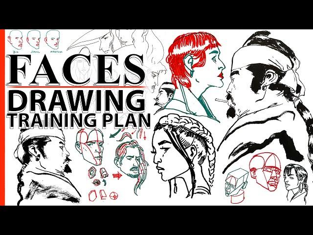 HOW TO PRACTISE DRAWING FACES