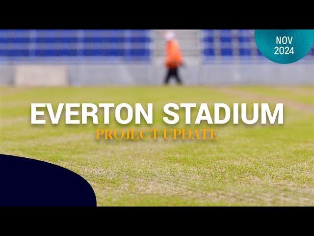 LANDMARK MOMENT AS GRASS GROWS   | Update from Everton Stadium