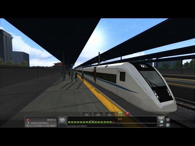 09. Guang'an to Nanchong Express - Southwest China High Speed - CRH1A - Train Simulator Classic