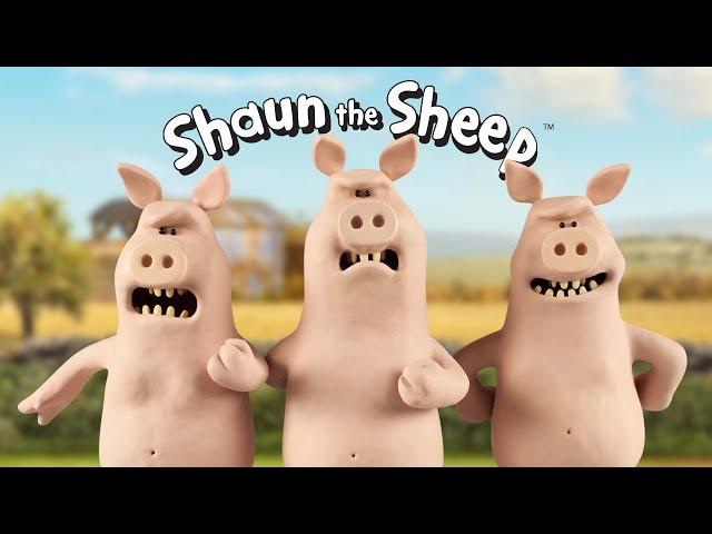  Shaun the Sheep: Naughty Pigs Antics! Best Bits Compilation for Kids! 