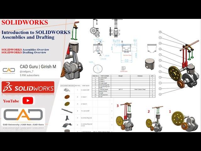 Introduction to SOLIDWORKS Assemblies and Drafting