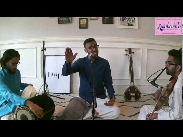 Kalakendra presents Indian Classical Music with Aditya Prakash - Carnatic Vocalist