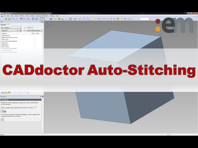 CADdoctor Auto-Stitching