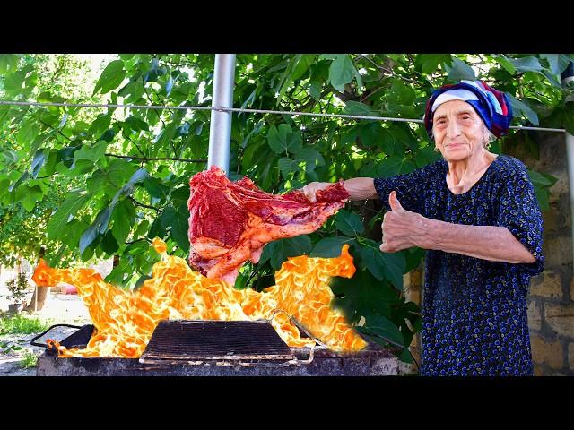 Delicious Rustic Lunch with Tender Beef Steaks!