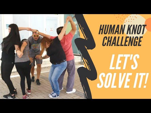 Human Knot Challenge! (HOW TO PLAY & SOLUTION)