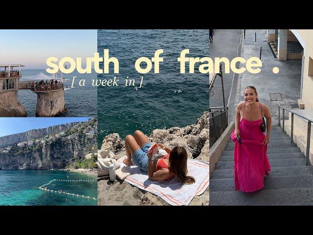 south of france travel vlog: prettiest beaches, best cafes + airbnb!