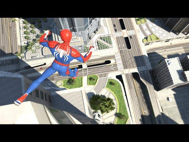 GTA 5 SPIDERMAN Ragdolls Jumps/Falls Compilation (Euphoria Physics | Funny Moments)