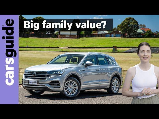 Premium family value? Volkswagen Touareg 2023 review: 170TDI | Large SUV tested by a family of four