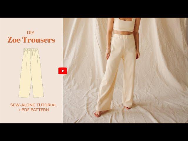 DIY Zoe Lounge Trousers Tutorial - tintofmintPATTERNS