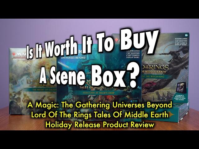 Is It Worth It To Buy Lord Of The Rings...Again? A Magic: The Gathering Holiday Scene Box Review