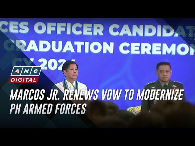 Marcos Jr. renews vow to modernize PH armed forces | ANC