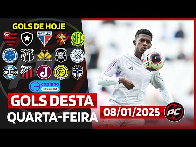 ️ TODOS OS GOLS DESTA QUARTA 08/01/2025 GOLS DA COPINHA, COPA DO NORDESTE,GOLS DE HOJE, GOLS DO DIA