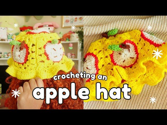 making a granny square crochet hat //   trying cozy hobbies