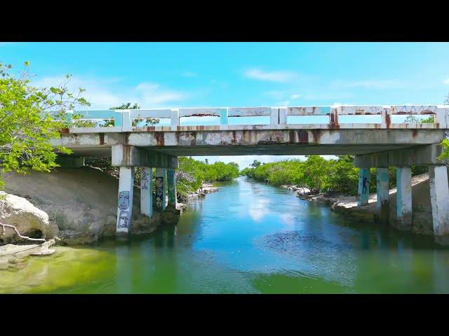 The Jumping Bridge: A Hidden Gem in Sugarloaf Key, Florida | DJI Mini 4 Pro