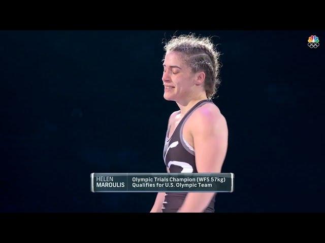 U.S. Olympic Wrestling Trials: Helen Maroulis qualifies for Paris Olympics - women's freestyle 57kg