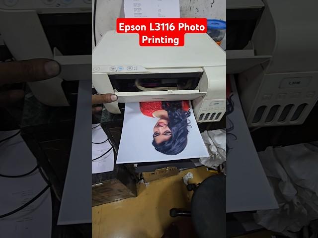 How to Fix Epson L3116 L3210 Photo printing Printer Red light Blinkking_Reset #printer