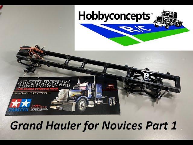 Tamiya 1/14 Grand Hauler Semi Truck Build for Novices - Part 1