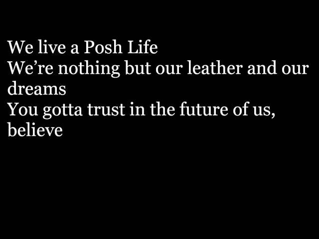 Lady Gaga - Posh Life (lyrics)