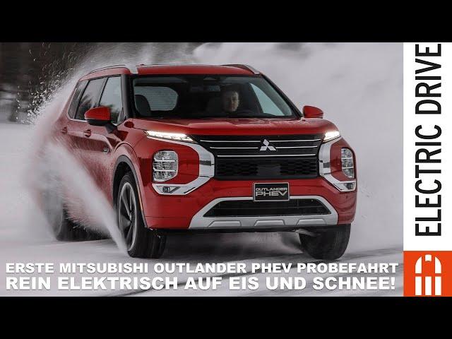 2024 Mitsubishi Outlander PHEV Probefahrt auf Eis und Schnee!