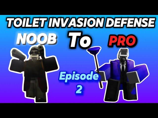 We Beat Hard Mode?New Toilet Tower Defense game(Toilet Invasion Defense) Noob To Pro Episode 2